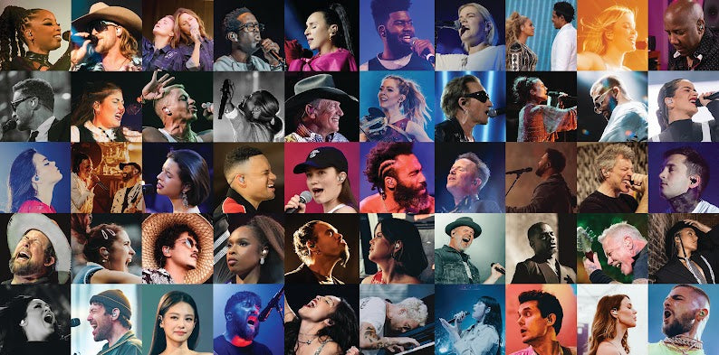 Professional artists performing with 64 Audio IEMs
