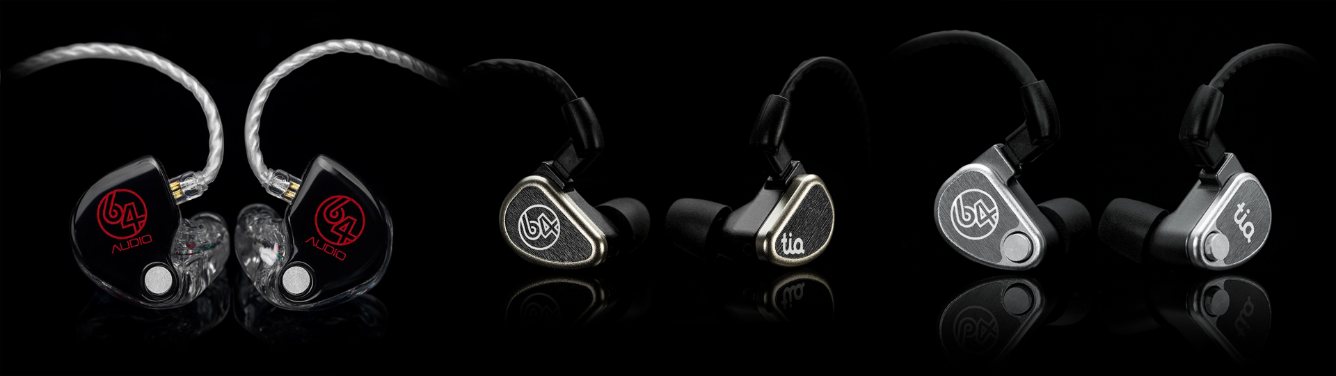 64 Audio A12t, U12t, and Trío models with LID and Tia Technology